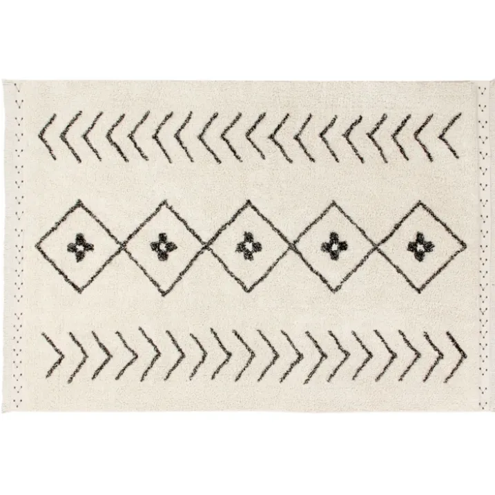 Tapis lavable bereber losanges