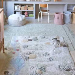 Tapis lavable chemin de la nature