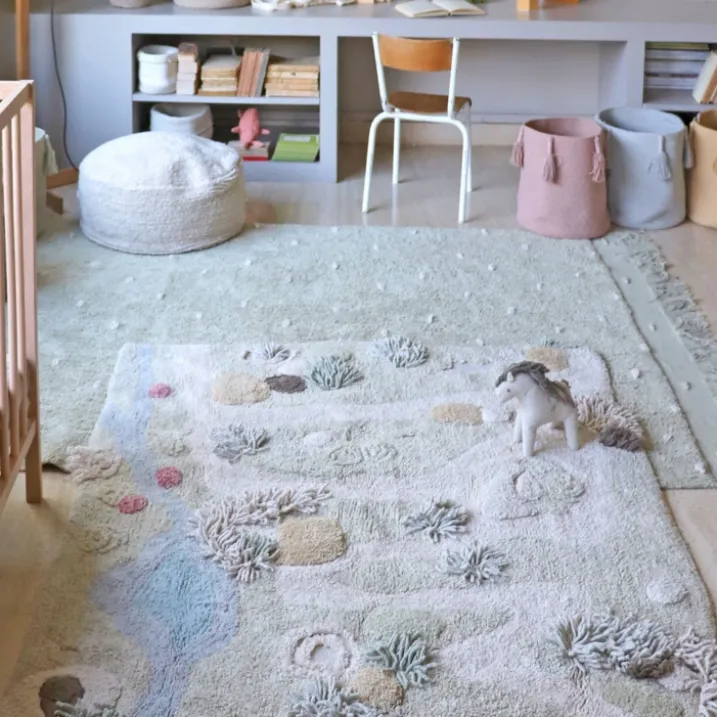 Tapis lavable chemin de la nature