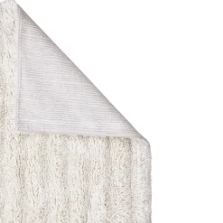 Tapis lavable en laine dunes - mouton blanc