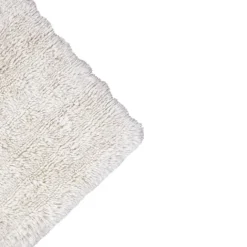 Tapis lavable en laine dunes - mouton blanc