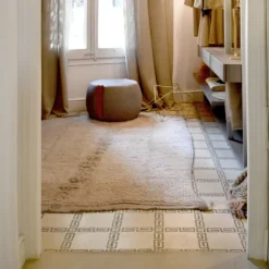 Tapis lavable en laine jambo