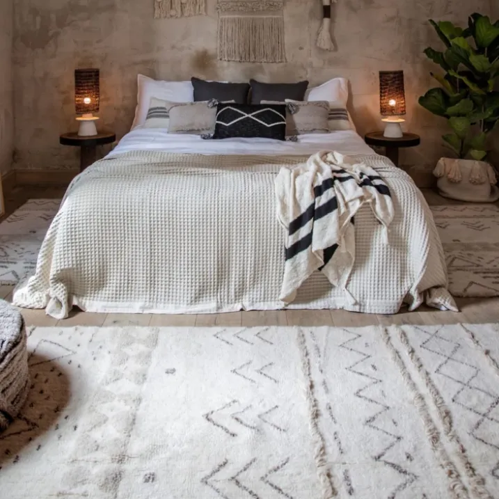 Tapis lavable en laine lakota day
