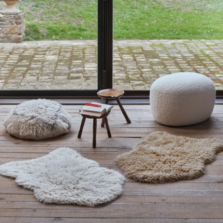 Tapis lavable en laine woolly