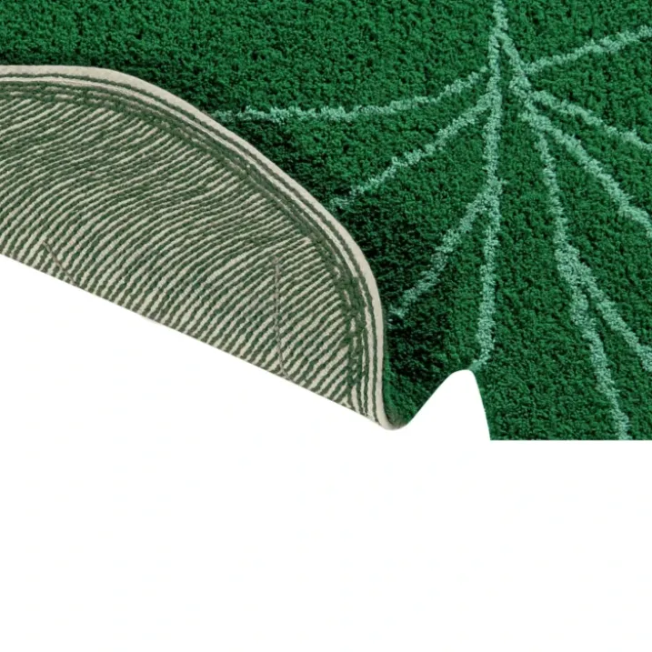 Tapis lavable feuille de monstera