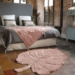Tapis lavable monstera