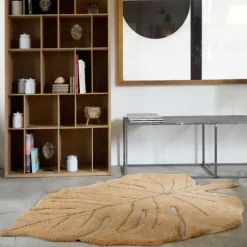 Tapis lavable monstera
