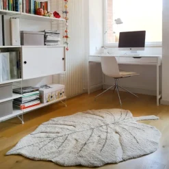 Tapis lavable monstera
