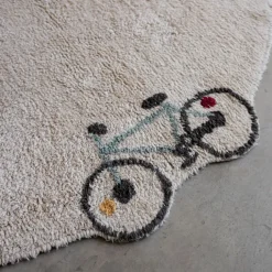 Tapis lavable roues