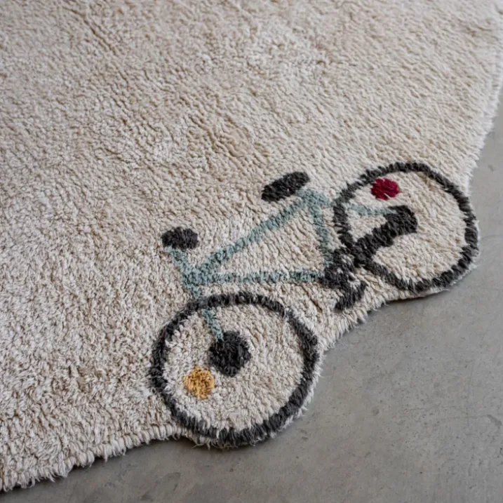 Tapis lavable roues