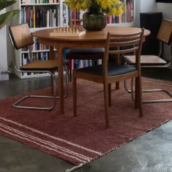 Tapis lavable réversible caramel double
