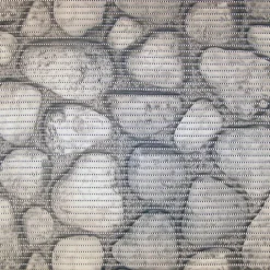 Tapis multi-usages antidérapant aspect galet