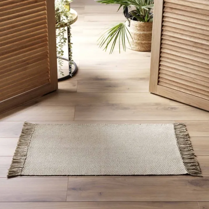 Tapis rectangle "effet naturel"