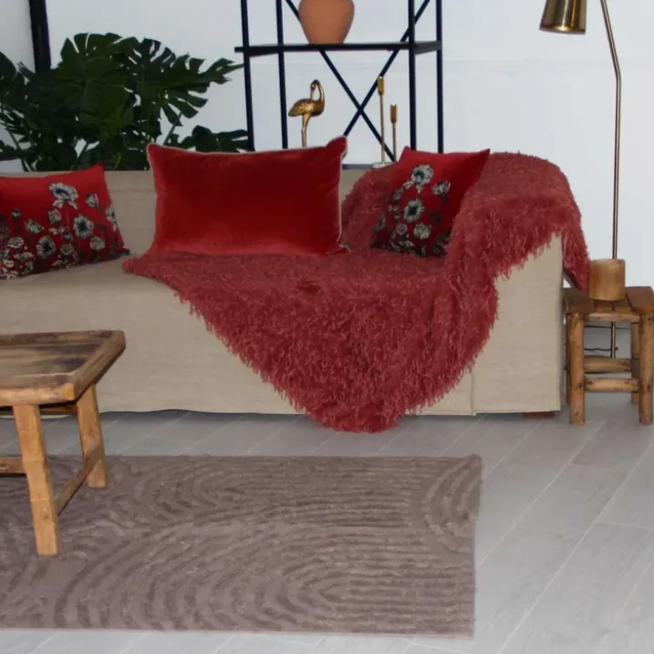 Tapis relief circle courbe
