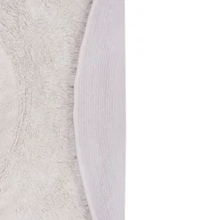 Tapis rond lavable en laine cercle arctique