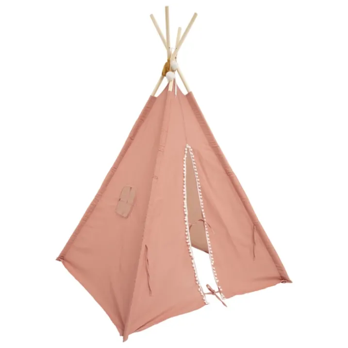Tipi à pompons ronds