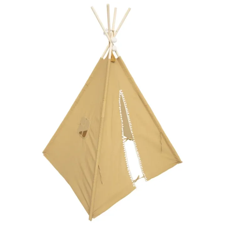 Tipi à pompons ronds