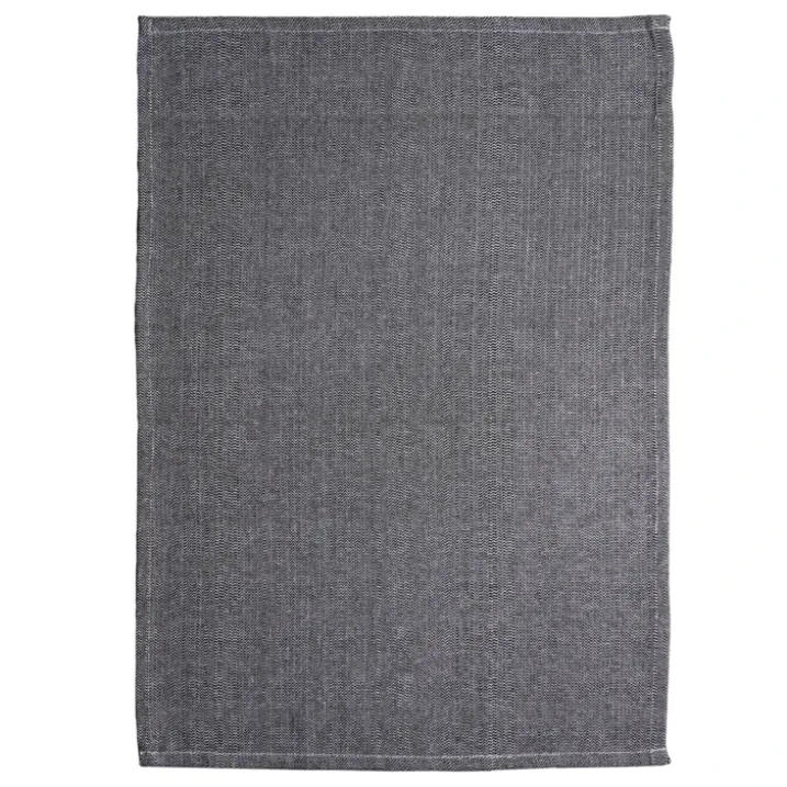 Torchon de cuisine en coton motif chevrons tissés