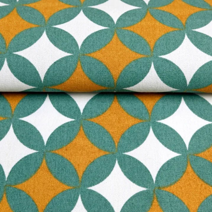 Torchons de cuisine motifs graphiques en coton