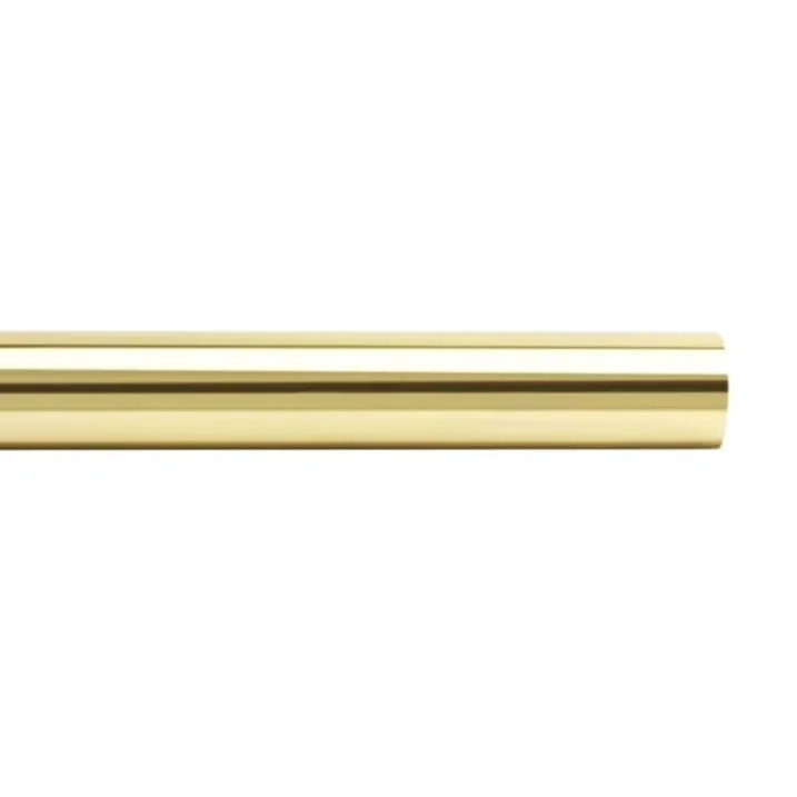 Tringle à rideau doré 1,5 m x 28 mm