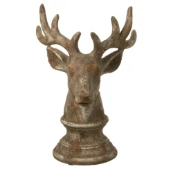 Tête de cerf décorative en résine