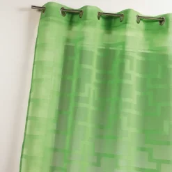 Voilage coloré flash motifs ton sur ton