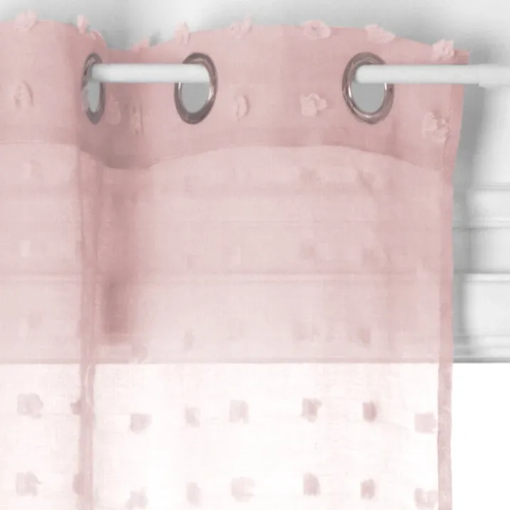 Voilage enfant petits pompons