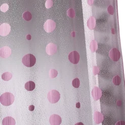 Voilage en maille effet filet à pois
