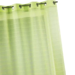 Voilage à fines rayures prêt à poser