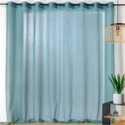 Voilage grande largeur semi-transparent
