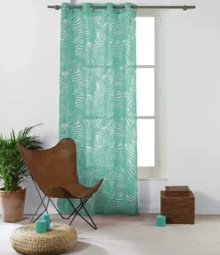 Voilage Imprimé "Feuilles d'Eucalyptus"