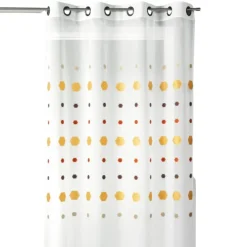 Voilage jacquard imprimés hexagonaux