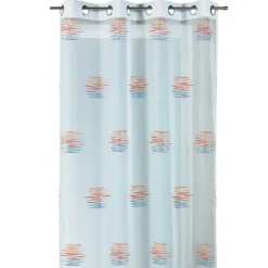Voilage jacquard à motifs graphiques
