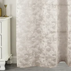 Voilage jacquard à oeillets élégance texturée