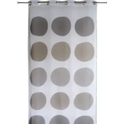 Voilage à motif de gros pois