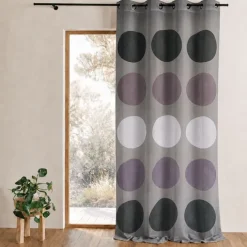 Voilage à motif de gros pois