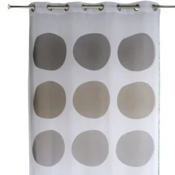 Voilage à motif de gros pois