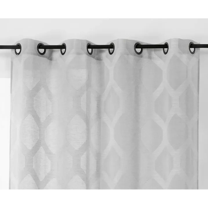 Voilage à motifs géométriques verticaux