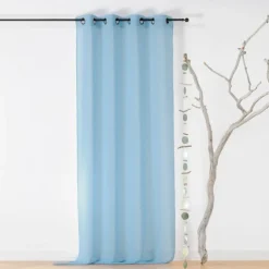 Voilage à Oeillets en Tissu Recyclé