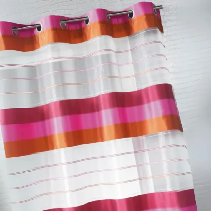 Voilage organza aux rayures horizontales