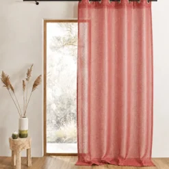 Voilage organza effet résille