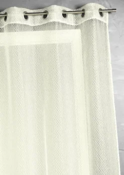 Voilage organza effet résille