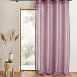 Voilage organza effet résille