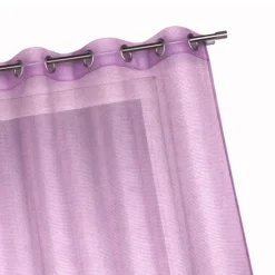 Voilage organza à fines rayures horizontales