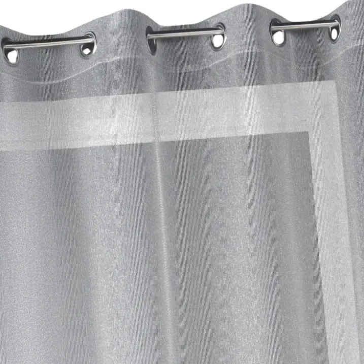 Voilage organza uni prêt à poser