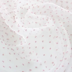 Voilage plumetis en organza avec œillets
