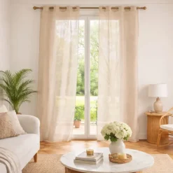 Voilage poly-lin unifluide
