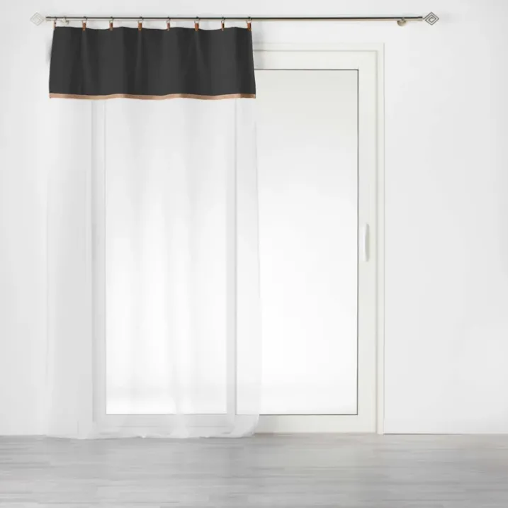 Voilage sablé esprit loft