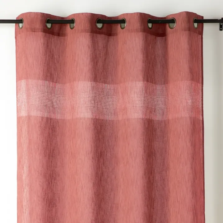 Voilage tamisant ajouré à esprit macramé