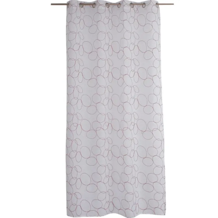 Voilage tamisant brodé de sphères